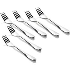 6 X STAINLESS STEEL CUTLERY