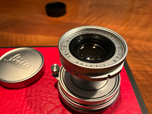Leica leitz wetzlar elmar 5cm - wetzlar,
