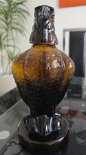 Vintage golden eagle decanter