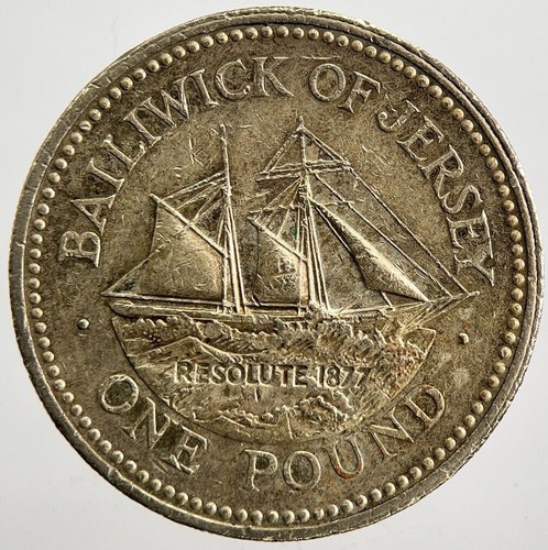 1997 jersey one pound - pound, coin