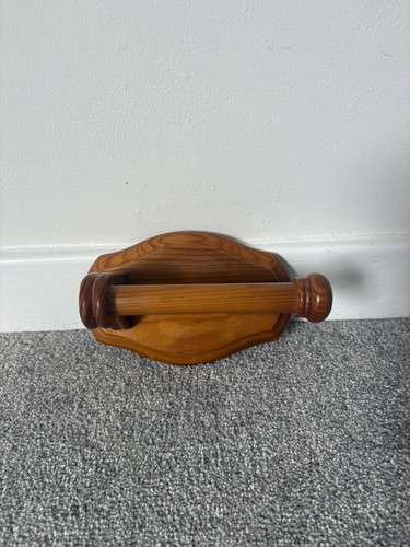 Vintage pine wooden toilet - pine,