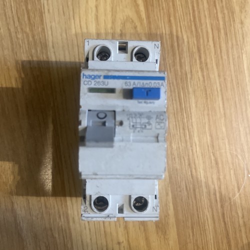 Hager pole rcd - 2, 30ma