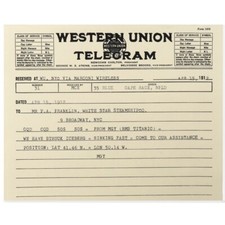 Authentic Replica of 1912