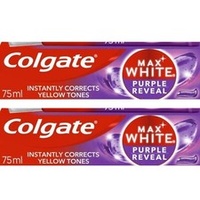 2 x Colgate Max White Purple