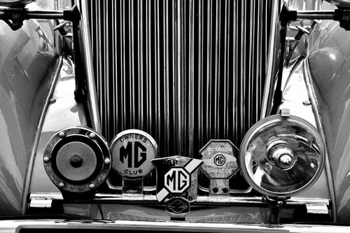 Classic sports car front - classic,
