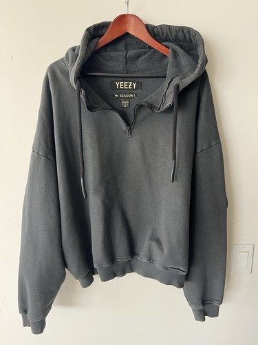 Yeezy season hoodie grey - yeezy, 1