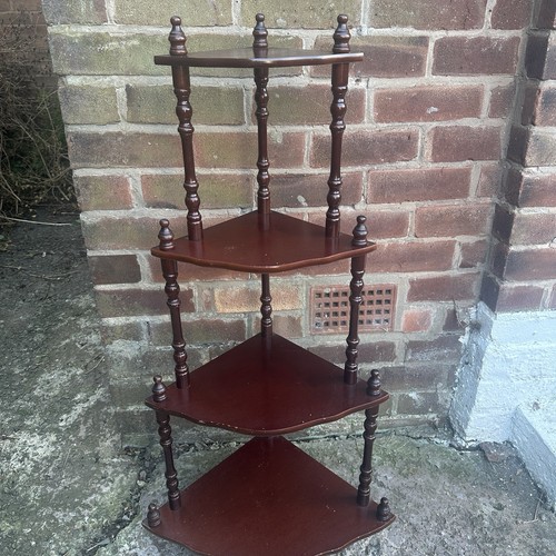 Vintage wooden tier corner - wooden,