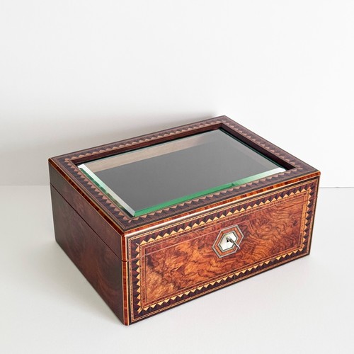 Antique victorian glass topped - antique, glass-topped