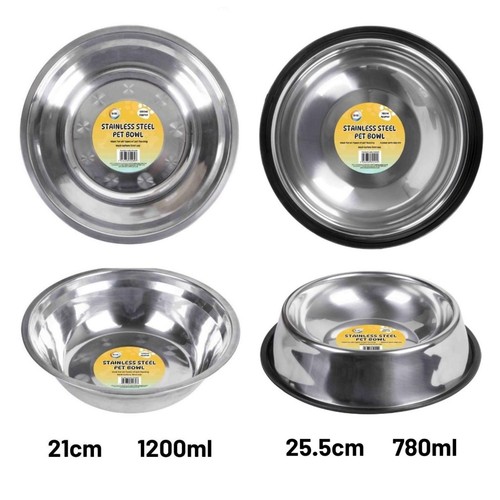 Dog bowls pet - bowls, stainless