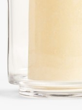 SET of 2 John Lewis LargeTall Glass Hurricane Cylinder Candle Holder Pillar 27cm