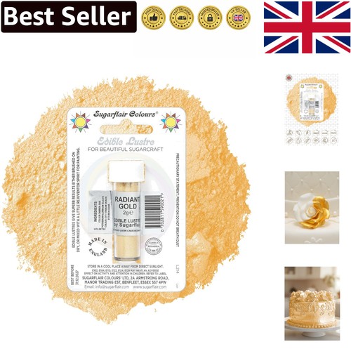 Versatile radiant gold edible - gold,
