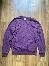 CP Company Light Fleece Lens Crew Sweatshirt Purple Small