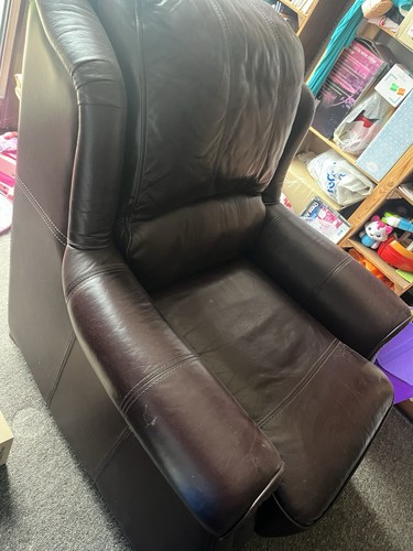 Leather armchair - leather,