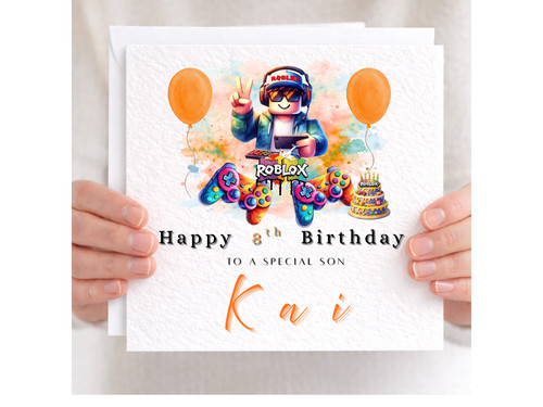 Roblox birthday card - birthday,