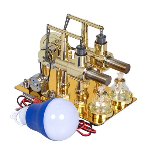 Dual cylinder stirling engine - cylinder,