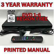 Panasonic DMR-EX773 Freeview 160GB HDD & DVD Player recorder Region Free Remote
