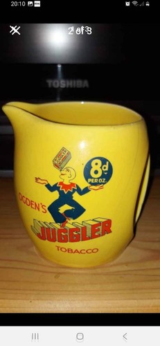 Ogdens juggler tobacco jug - juggler,