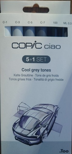 Copic ciao cool grey tones - copic,