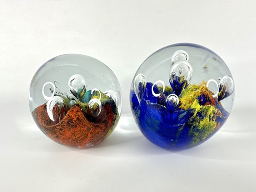 Vintage pair art glass - pair,