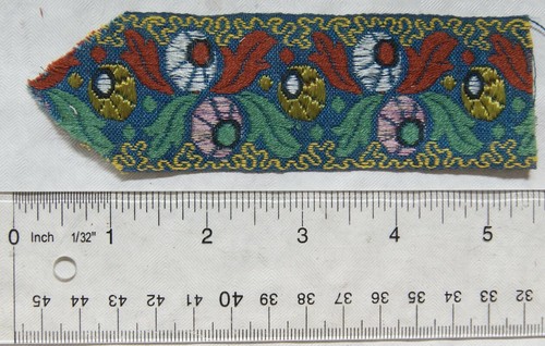 Vintage embroidered bookmark - ,
