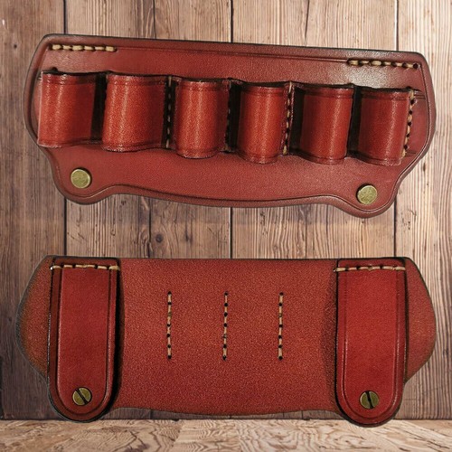 Leather magazine pouch - leather,