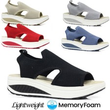 Ladies memory foam - memory, wedge