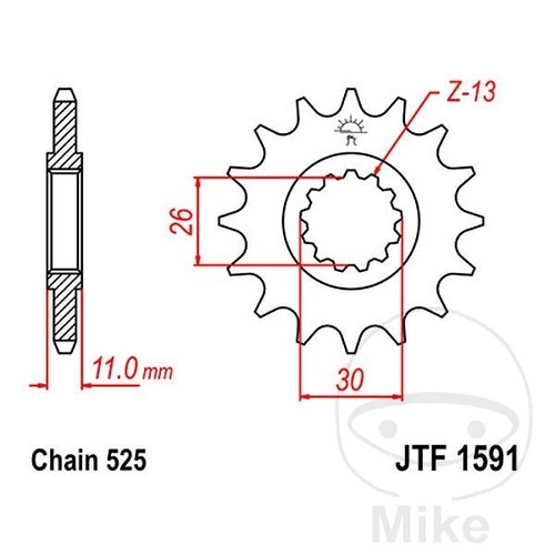 Sprocket for yamaha 1000 - for,