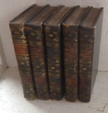 Antique FIVE Book Set 1824 The