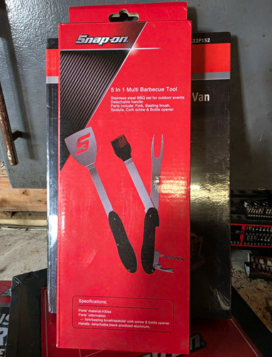 Snap bbq tool - 5-in-1, set
