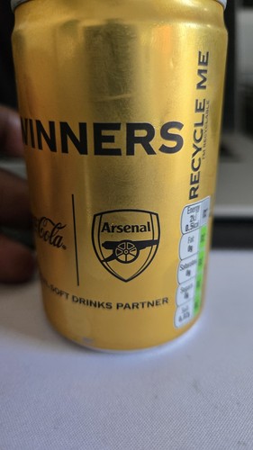 Gold arsenal coca - arsenal, coca-cola