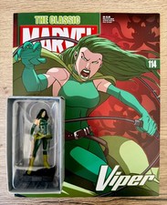 Eaglemoss Classic Marvel Figurine Collection #114 Viper + Magazine New