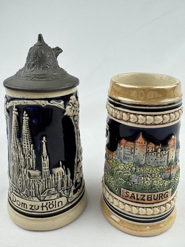 German beer steins set - german,