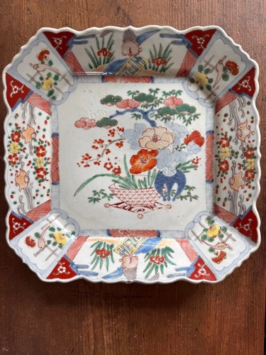 Imari porcelain plate dish - imari,