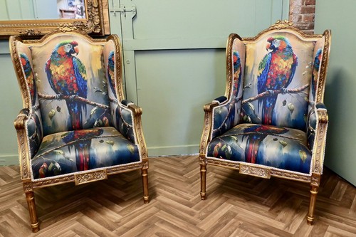 Pair salon chairs with - chairs,