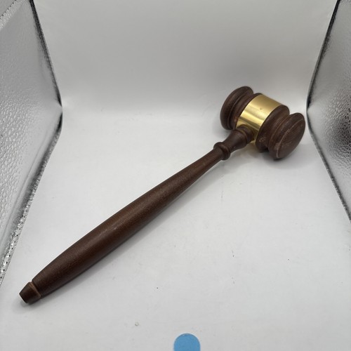 Vintage wooden judge - wooden, gavel