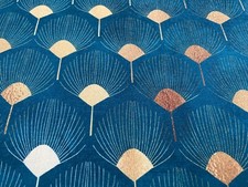 Art Deco GOLDEN Peacock Fans