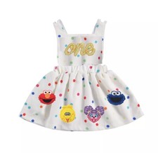 Girl Dress First Birthday Cake
