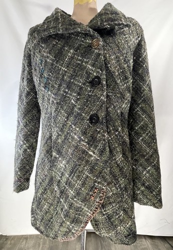 Desigual womens tweed coat - womens,