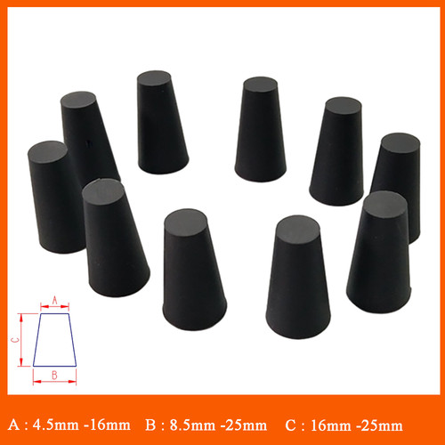 Tapered plugs stopper rubber - tapered,