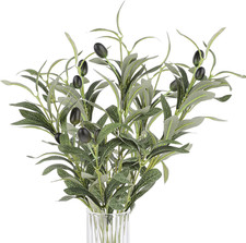 5 PCS Faux Olive Branches for
