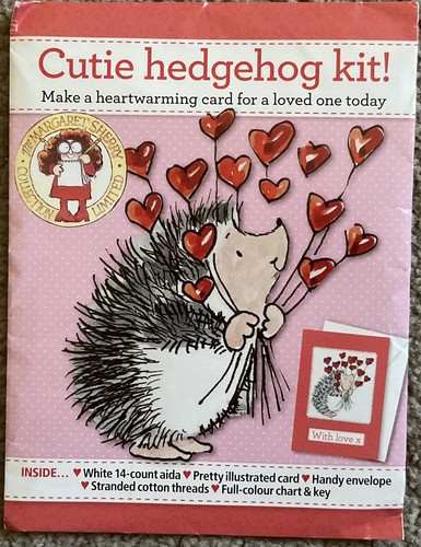 Cross stitch kit hedgehog - cross,