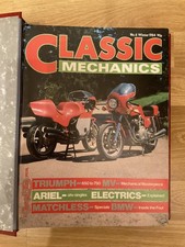 CLASSIC Mechanics  MAGAZINES  Various 1985 through 1987 Triumph Norton BSA Manx