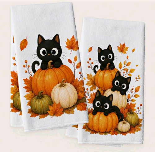 2pcs halloween pumpkin black - pumpkin,