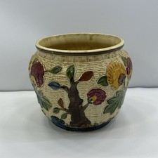 Indian Tree Hand Painted Staffordshire Pottery - H J Wood Planter 702