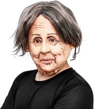 CreepyParty Old Woman Mask