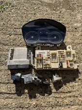 Ford Focus 1.6 Petrol Automatic Ecu Kit And Lock Set 2005-2008 5m5p12B515AG