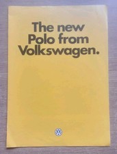 The New Volkswagen Polo Sales Brochure 1981 Breadvan