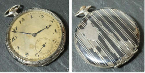 Old tula silver pocket - old, watch