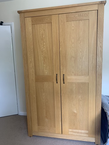 Next oak effect double - effect, wadrobe