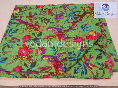 Cotton vintage bed runner - cotton,